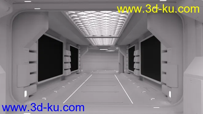 Sci-Fi Interior Kit 2模型的图片13
