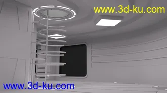 3D打印模型Sci-Fi Interior Kit 2的图片