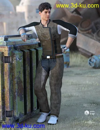 3D打印模型Sci-Fi Settler Outfit Textures的图片