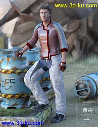 3D打印模型Sci-Fi Settler Outfit Textures的图片