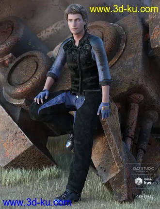 3D打印模型Sci-Fi Settler Outfit Textures的图片