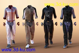 3D打印模型Sci-Fi Settler Outfit Textures的图片