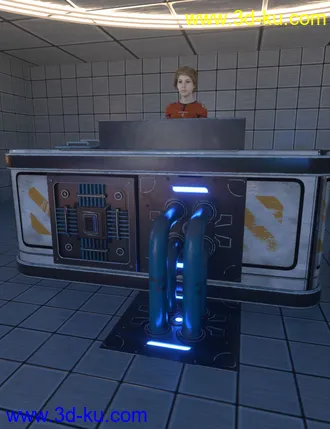 3D打印模型Sci-Fi Transporter Room的图片