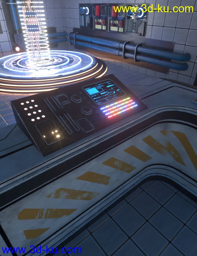 Sci-Fi Transporter Room模型的图片4
