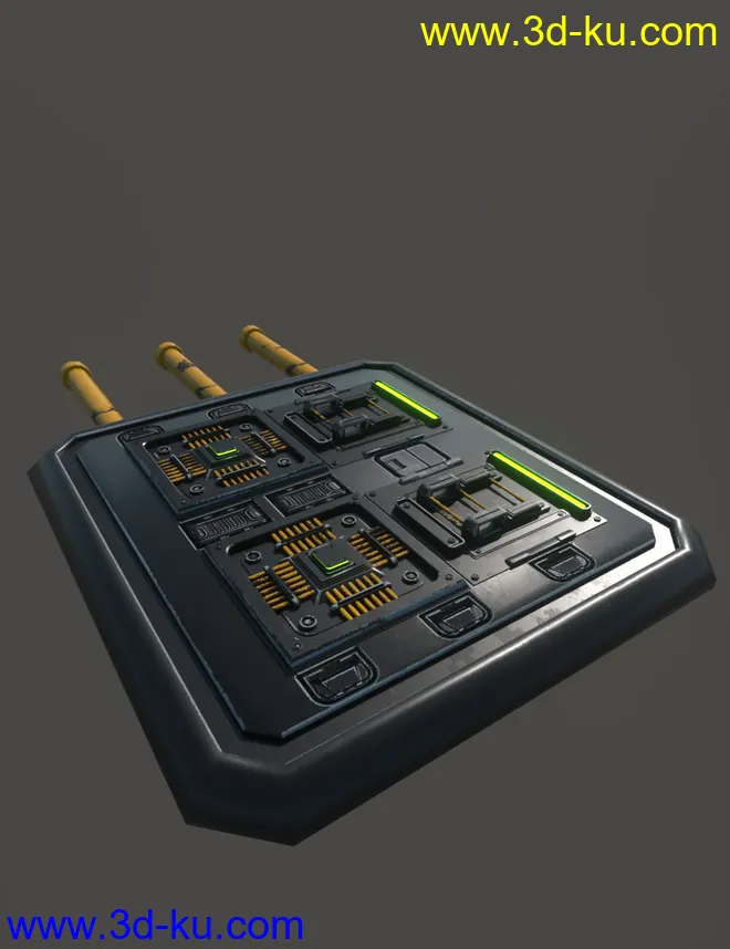 Sci-Fi Transporter Room模型的图片8