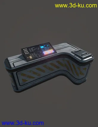 3D打印模型Sci-Fi Transporter Room的图片
