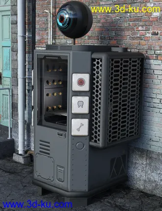 3D打印模型Sci-Fi Vending Machines的图片