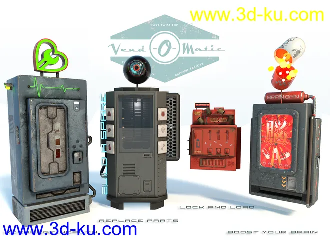 Sci-Fi Vending Machines模型的图片11
