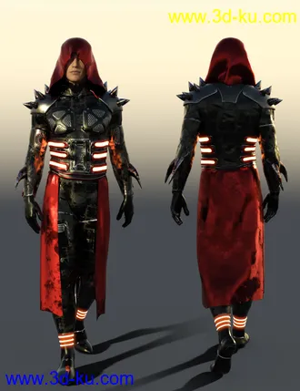 3D打印模型Scifi Dark God Outfit For Genesis 8 Male(s)的图片