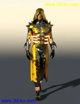 3D打印模型Scifi Dark God Outfit For Genesis 8 Male(s)的图片