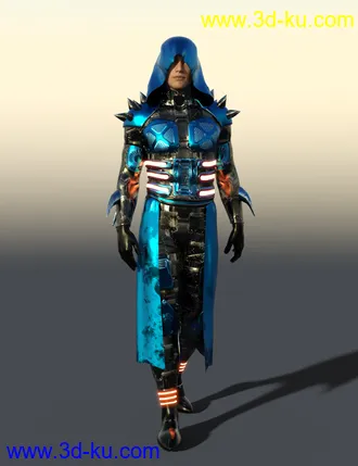 3D打印模型Scifi Dark God Outfit For Genesis 8 Male(s)的图片