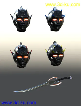 3D打印模型Scifi Dark Goddess Outfit For Genesis 8 Female(s)的图片