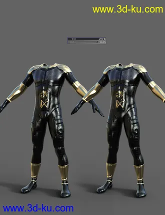 3D打印模型Scifi Egyptian Outfit For Genesis 8 Male的图片