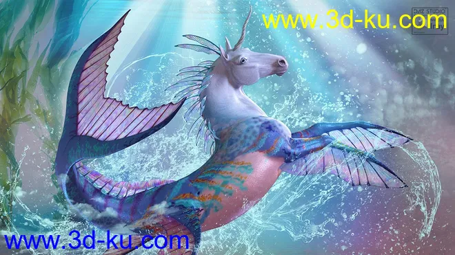 Seahorse for the HiveWire Horse模型的图片1