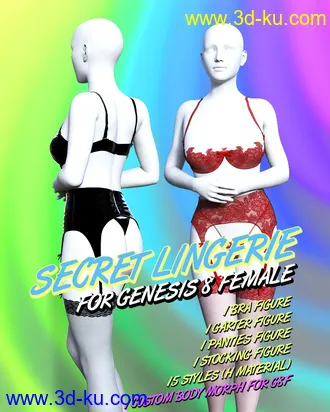3D打印模型Secret Lingerie for G8F的图片