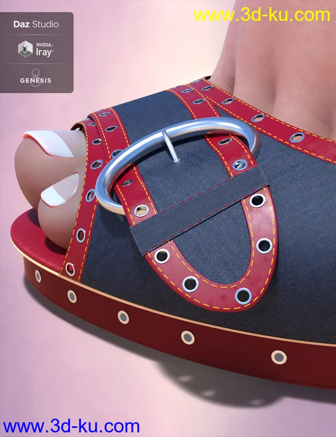 Seductive High Heels for Genesis 8 Female(s)模型的图片3