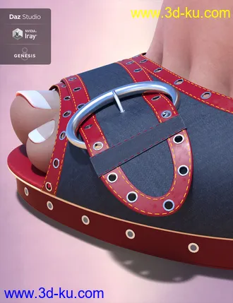 3D打印模型Seductive High Heels for Genesis 8 Female(s)的图片
