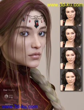 3D打印模型Sezaen for Genesis 8 Female(s)的图片