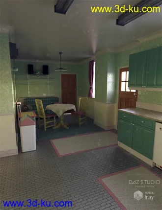 Shabby Chic Kitchen模型的图片3