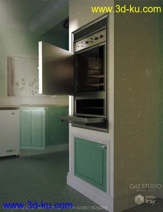 3D打印模型Shabby Chic Kitchen的图片