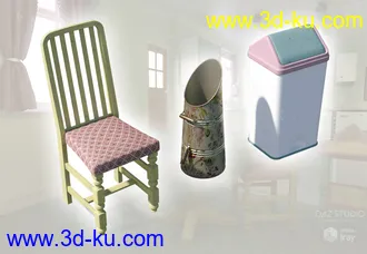 Shabby Chic Kitchen模型的图片14