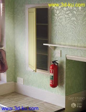 3D打印模型Shabby Chic Kitchen的图片