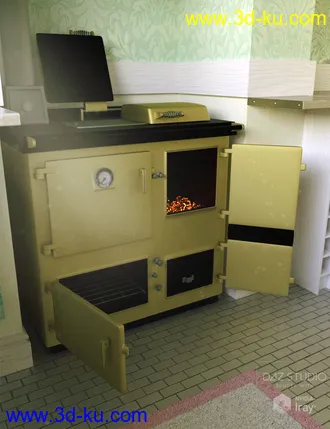 Shabby Chic Kitchen模型的图片18