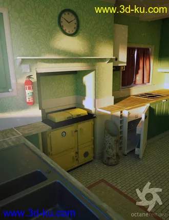 Shabby Chic Kitchen模型的图片19