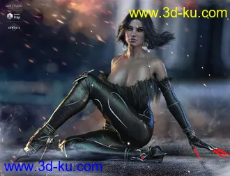 3D打印模型Shadow Walker Outfit for Genesis 8 Female(s)的图片