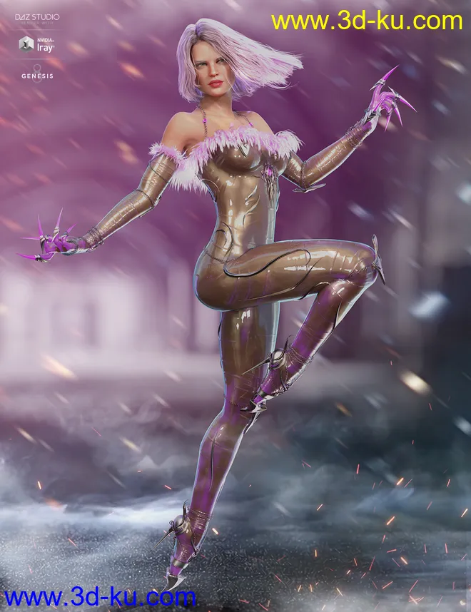Shadow Walker Outfit Textures模型的图片4