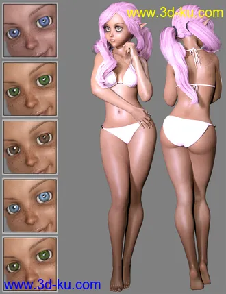 3D打印模型Shaylee for Genesis 8 Female的图片