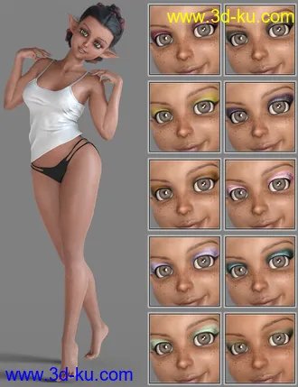 3D打印模型Shaylee for Genesis 8 Female的图片