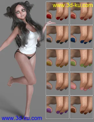 3D打印模型Shaylee for Genesis 8 Female的图片