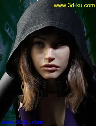 3D打印模型Sherilynn HD for Genesis 8 Female的图片