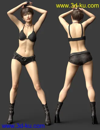 3D打印模型Sherilynn HD for Genesis 8 Female的图片