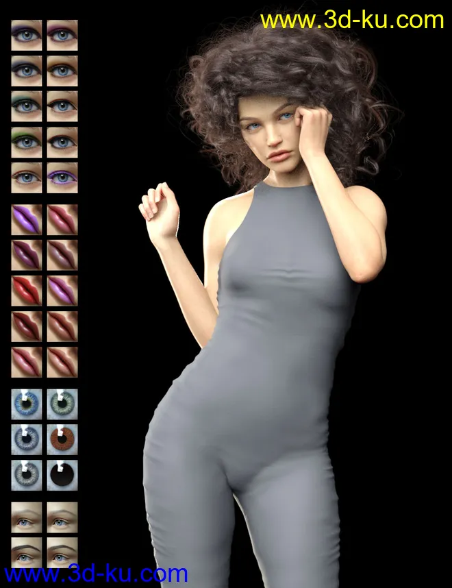Sherilynn HD for Genesis 8 Female模型的图片7