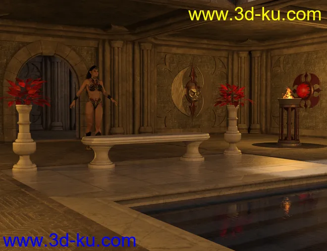 Silverthorn Fortress Pool Chamber模型的图片6