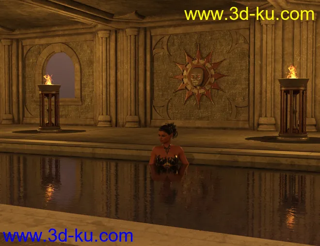 Silverthorn Fortress Pool Chamber模型的图片8