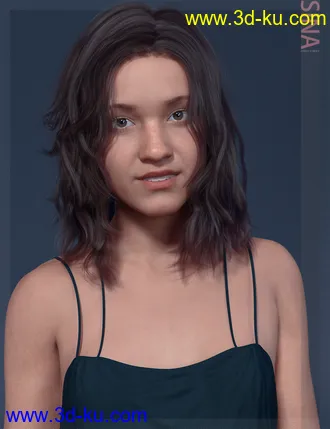 3D打印模型Sina HD & Smile HD Expression for Genesis 8 Female的图片