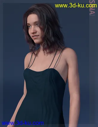 3D打印模型Sina HD & Smile HD Expression for Genesis 8 Female的图片