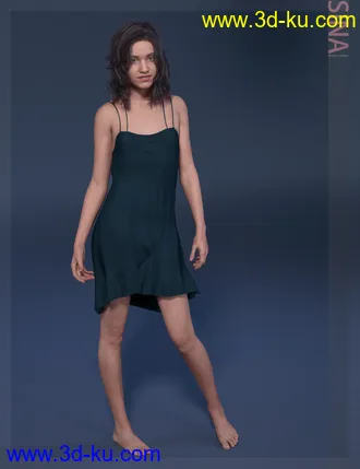 3D打印模型Sina HD & Smile HD Expression for Genesis 8 Female的图片