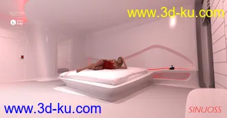 3D打印模型Sinuoss Modern Bedroom的图片