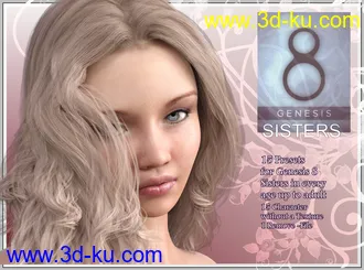 3D打印模型Sisters- Genesis 8 Female的图片