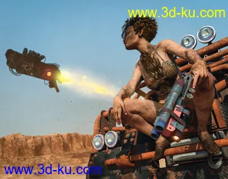 3D打印模型Skin Effects - Dirt elements for Genesis 3 and 8 Females的图片