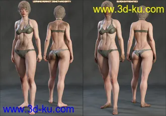 3D打印模型Skin Effects - Dirt elements for Genesis 3 and 8 Females的图片