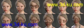 Skin Effects - Dirt elements for Genesis 3 and 8 Females模型的图片15