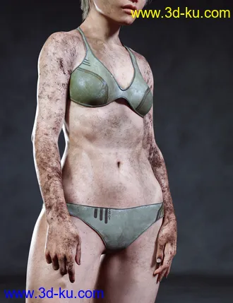Skin Effects - Dirt for Genesis 3 and 8 Female(s)模型的图片1