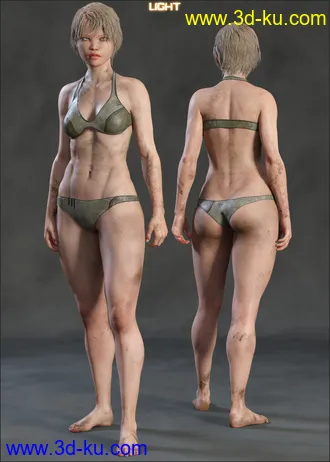 3D打印模型Skin Effects - Dirt for Genesis 3 and 8 Female(s)的图片