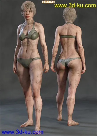 Skin Effects - Dirt for Genesis 3 and 8 Female(s)模型的图片3