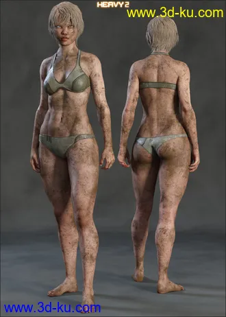 Skin Effects - Dirt for Genesis 3 and 8 Female(s)模型的图片6